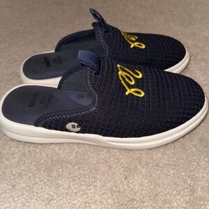 Malbon X Lusso Cloud Pelli Slippers Dark Navy Blue Men’s 9/Women’s 11